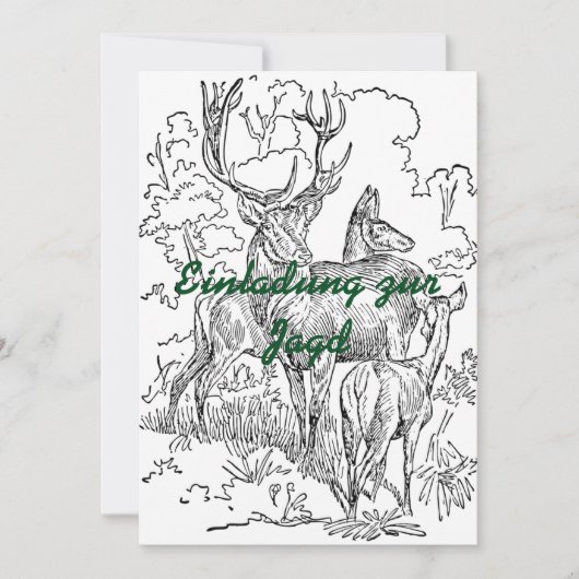 Invitation à la chasse 1 (Devant)