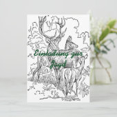 Invitation à la chasse 1 (Debout devant)