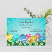 Invitation à la chasse aux oeufs - Amusants et fes (Debout devant)