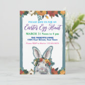 Invitation à la chasse aux oeufs de Pâques (Debout devant)