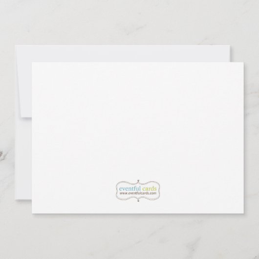 Invitation à la chasse aux oeufs de Pâques (Dos)