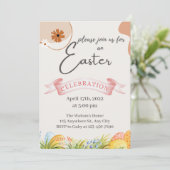 Invitation à la chasse aux oeufs de Pâques  (Debout devant)