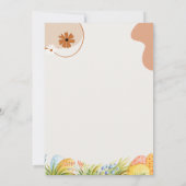 Invitation à la chasse aux oeufs de Pâques  (Dos)