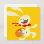 Invitation à la chasse aux oeufs de Pâques (Devant / Derrière)