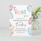 Invitation à la chasse aux oeufs de Pâques (Debout devant)