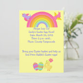 Invitation à la chasse aux oeufs de Pâques (Debout devant)