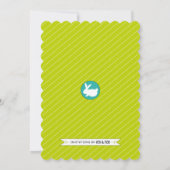 Invitation à la chasse aux oeufs de Pâques (Dos)