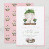 Invitation à la chasse aux oeufs de Pâques (Devant / Derrière)