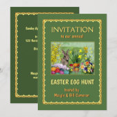 Invitation à la chasse aux oeufs de Pâques (person (Devant / Derrière)