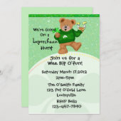 Invitation à la chasse de Leprechaun (Devant / Derrière)