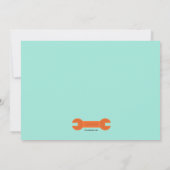 Invitation à la clé du jour du travail (Dos)