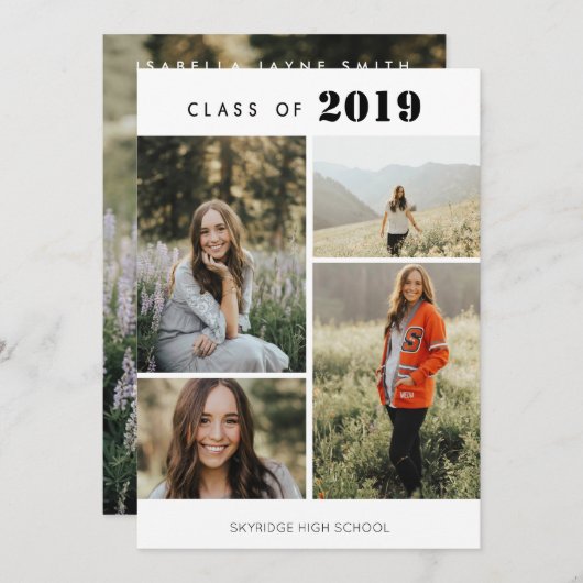 Invitation à la collation de photos 2020 (Devant / Derrière)