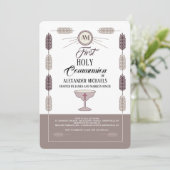 Invitation à la communion dans le cadre de blé (Debout devant)