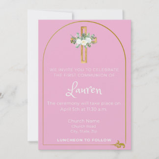 Invitation à la communion de fille