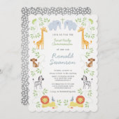 Invitation à la communion des animaux d'arche de N (Devant / Derrière)