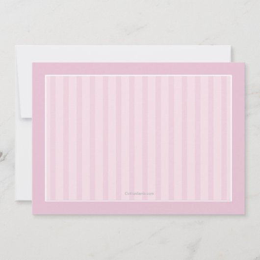 Invitation à la communion rose (Dos)