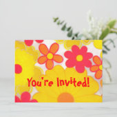 Invitation à la conception de fleurs (Debout devant)