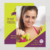 Invitation à la condition physique de la photo Wav (Devant / Derrière)