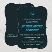 Invitation à la conférence sur l'innovation modern (Devant / Derrière)