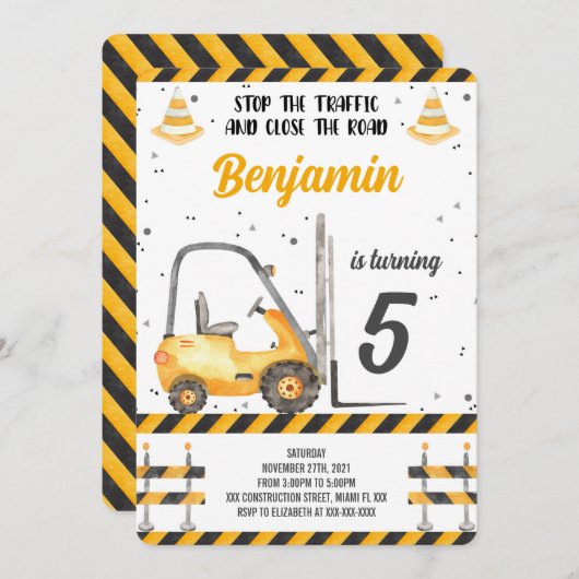 Invitation à la construction (Devant / Derrière)