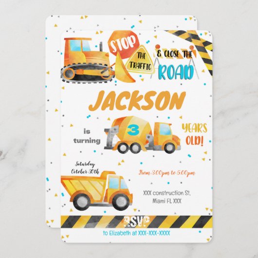 Invitation à la construction (Devant / Derrière)