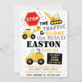 Invitation à la construction | Invitation d'annive (Devant)