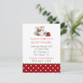 Invitation à la Coupe de Thé et à la Polka Dot Tea (Debout devant)