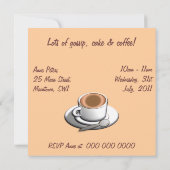 Invitation À La Coupe Du Café Du Matin (Dos)