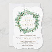 Invitation à la couronne de feuilles de laurier de (Devant)