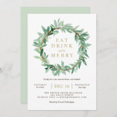 Invitation à la couronne de feuilles de laurier de (Devant / Derrière)