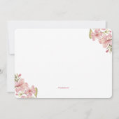 Invitation à la couronne de fleurs (Dos)