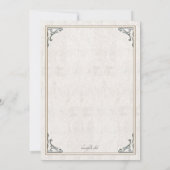 Invitation à la couronne de lavande (Dos)