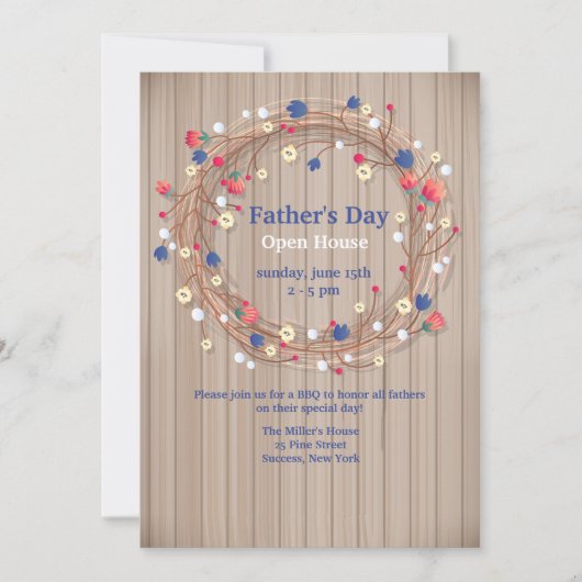 Invitation à la couronne d'été (Devant)