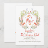 Invitation à la couronne d'hiver (Devant / Derrière)