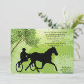 Invitation à la course de harnais (Debout devant)