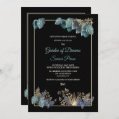 Invitation à la course des Feuilles tropicaux (Devant / Derrière)