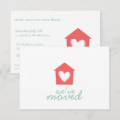 Invitation à la crémaillère de Cayenne Heart House (Devant / Derrière)