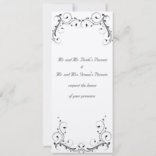 Invitation à la crème (Dos)