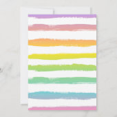 Invitation à la crème glacée de l'Unicorne Magique (Dos)