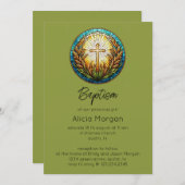 Invitation à la croix de verdure (Devant / Derrière)