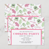 Invitation à la Cuisine - Cuisine rose et verte (Devant / Derrière)