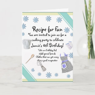 Invitation à la Cuisine de Blue Girls