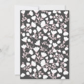 Invitation à la cuisine nuptiale de l'aire fleurie (Dos)