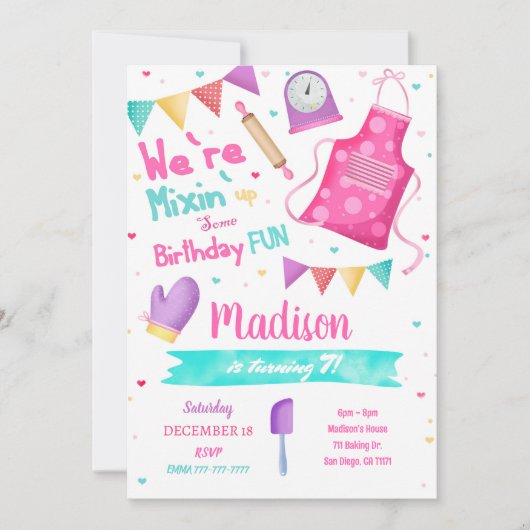 Invitation à la cuisson (Devant)