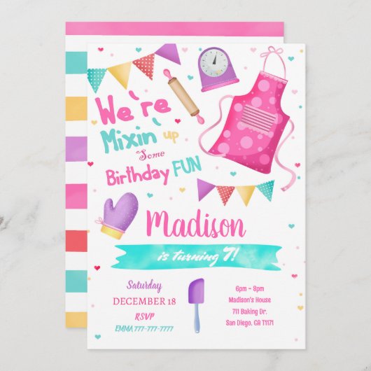 Invitation à la cuisson (Devant / Derrière)