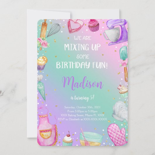 Invitation à la cuisson (Devant)