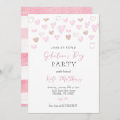 Invitation à la danse de la Galentines Day (Devant / Derrière)