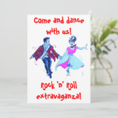invitation à la danse swing rock and roll (Debout devant)