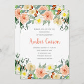 Invitation à la dédication de l'enfant floral Aqua (Devant / Derrière)