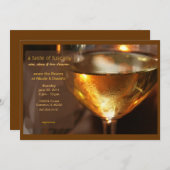 invitation à la dégustation de vin (Devant / Derrière)